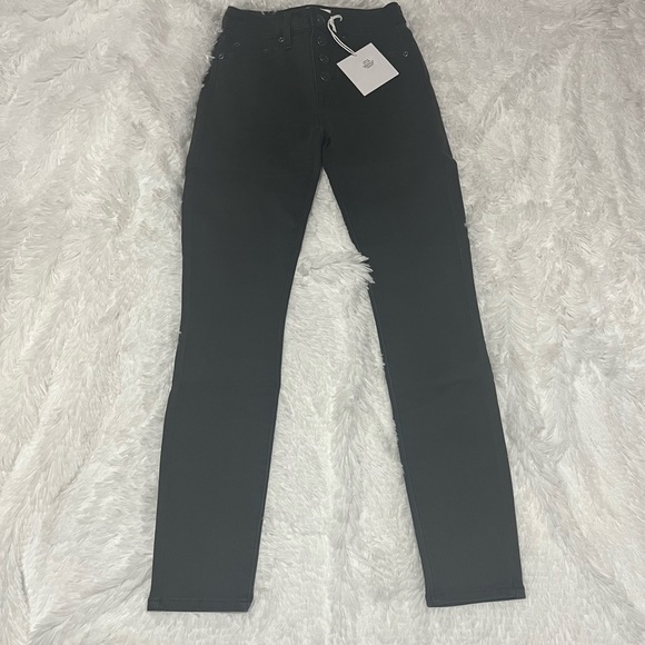 Pistola - Aline High Rise Skinny Jean Dark Grey Sz. 24 - Picture 2 of 6